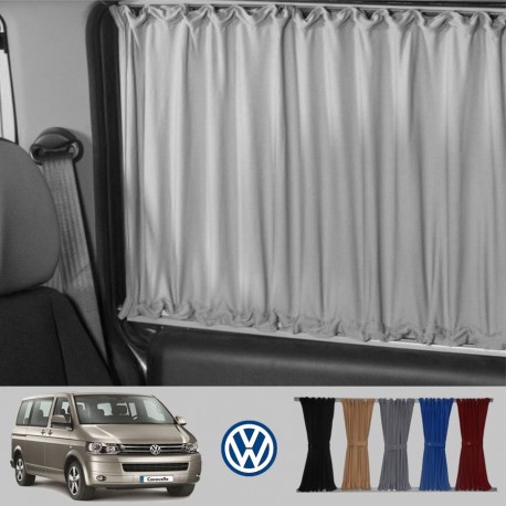 VW T6 T5 T4 BLACKOUT Curtain Kit BLACK Centre PASSENGER OR DRIVER SIDE  Curtains £26.30 - PicClick UK