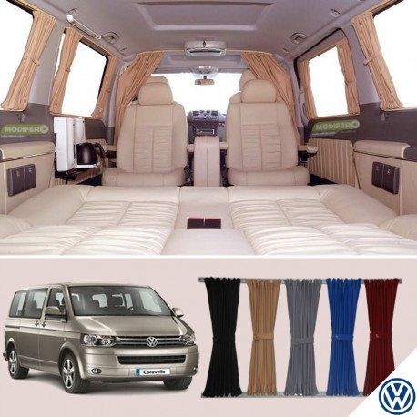 VW T5 Kombi Van Curtain Kit (Half Panel)