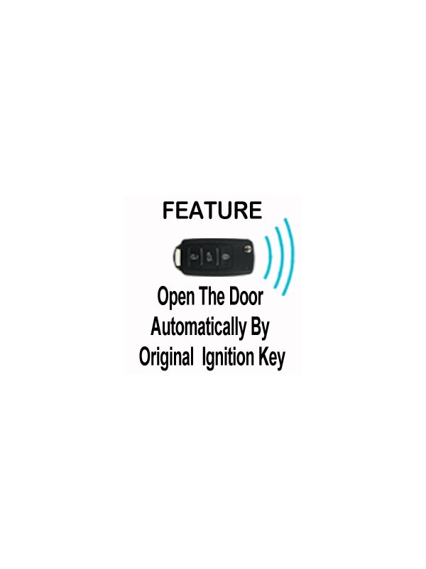 Use Original Ignition Key as  a remote controller for Automatic Door